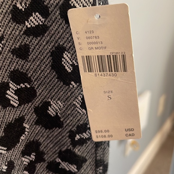 NWT Maeve Black Leopard Print Pant Sz S - Picture 3 of 7